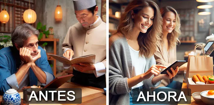 Menú Digital para restaurantes Chile